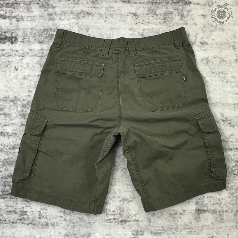 The North Face Cargo‎ Shorts Mens 34 Olive Green Cotton 11